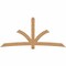 Ekena Millwork Davenport Timber Gable Bracket, Western Red Cedar, 108"W x 49"H x 1 1/2"D x 5 1/2"F, 11/12 Pitch GBW108X49X0206DAV00SWR - alternate 1